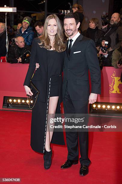 Oliver Berben and his wife Katrin Berben attend the 'Nobody Wants the Night' Opening Night premiere during the 65th Berlinale International Film...