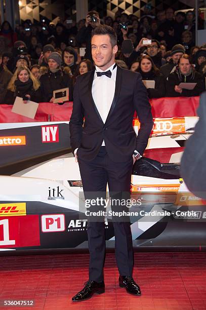 Racing driver Andre Lotterer attends the 'Nobody Wants the Night' Opening Night premiere during the 65th Berlinale International Film Festival at...