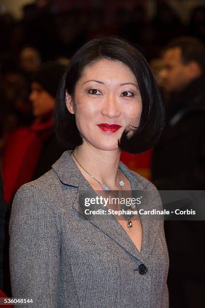 Fleur Pellerin attends the 'Diary of a Chambermaid' premiere during the 65th Berlinale International Film Festival at Berlinale Palace on February 7,...