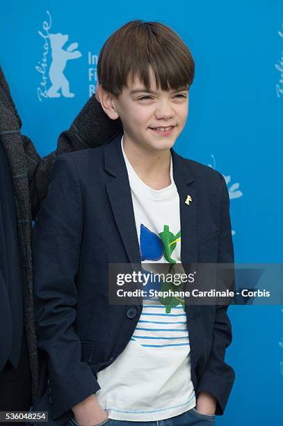 Milo Parker attends the 'Mr. Holmes' photocall during the 65th Berlinale International Film Festival at Grand Hyatt Hotel on February 8, 2015 in...