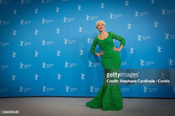 Helen Mirren attends the 'Woman in Gold' photocall during the 65th Berlinale International Film Festival on February 9, 2015 in Berlin, Germany.