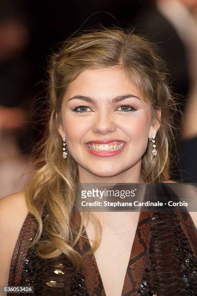 Louane Emera arrives at the 40th Cesar Film Awards 2015 Cocktail at Theatre du Chatelet on February 20, 2015 in Paris, France.