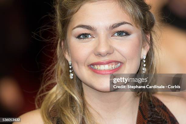 Louane Emera arrives at the 40th Cesar Film Awards 2015 Cocktail at Theatre du Chatelet on February 20, 2015 in Paris, France.