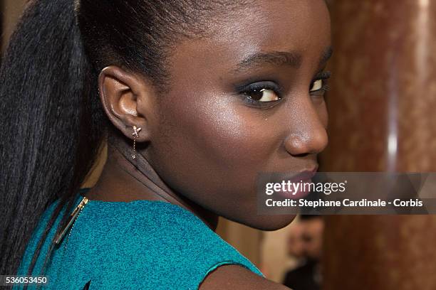 Karidja Toure arrives at the 40th Cesar Film Awards 2015 Cocktail at Theatre du Chatelet on February 20, 2015 in Paris, France.