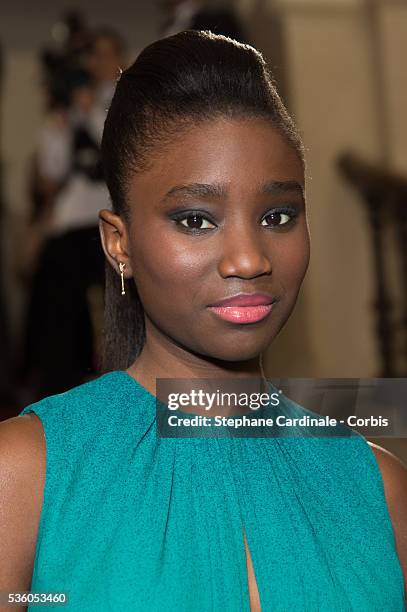 Karidja Toure arrives at the 40th Cesar Film Awards 2015 Cocktail at Theatre du Chatelet on February 20, 2015 in Paris, France.