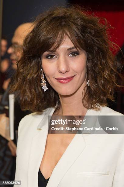 Doria Tillier arrives at the 40th Cesar Film Awards 2015 Cocktail at Theatre du Chatelet on February 20, 2015 in Paris, France.