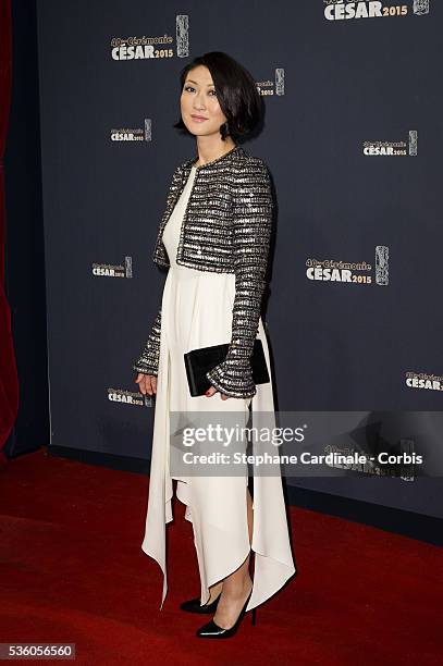 French Minister of Culture and Communication, Fleur Pellerin attends the 40th Cesar Film Awards at Theatre du Chatelet on February 20, 2015 in Paris,...