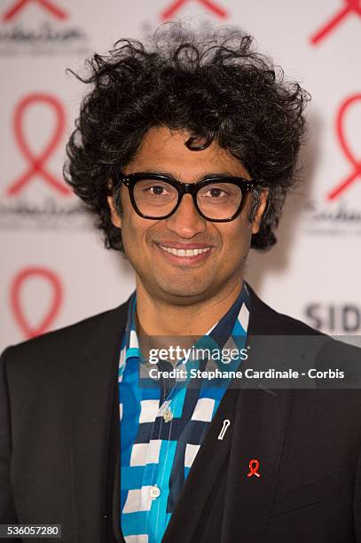 Sebastien Folin attends the launch of the 2015 Sidaction held at the Musee du quai Branly on March 2, 2015 in Paris, France.