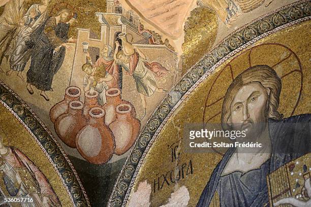 the chora church in istanbul - kariye museum stock pictures, royalty-free photos & images