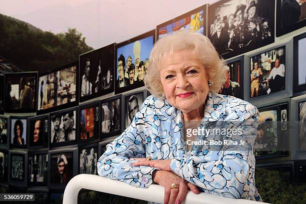 Legendary actress Betty White during portrait session on March 29, 2011 at the Museum of Radio and TV in Los Angeles, California. White talked about...