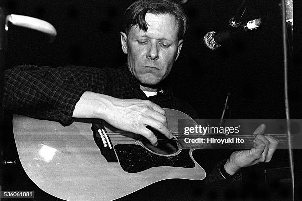 Michael Gira performing at Bowery Ballroom on February 10, 1999.