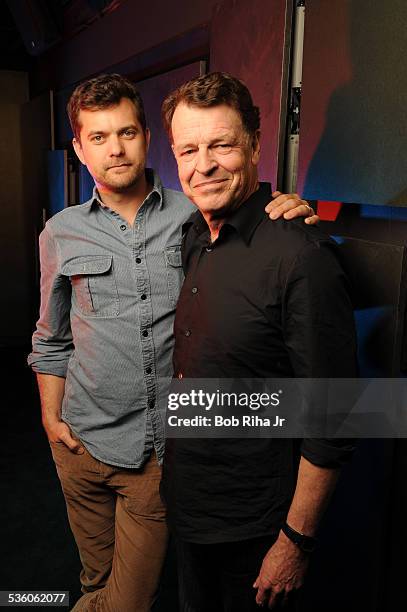 Joshua Jackson and John Noble from Fox's TV program "Fringe", on April 21, 2011 in Los Angeles, California.