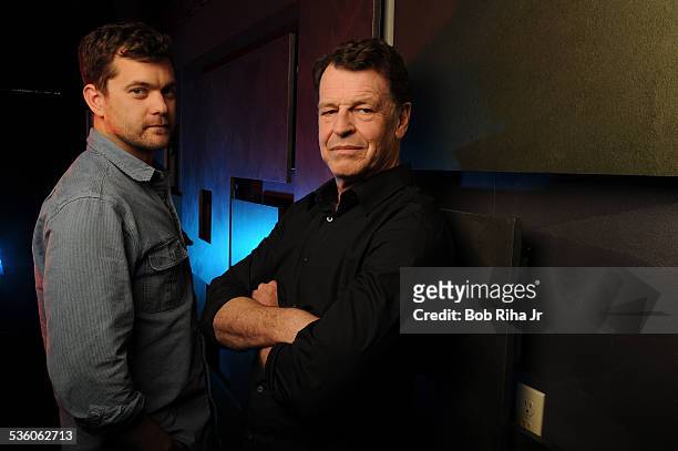 Joshua Jackson and John Noble from Fox's TV program "Fringe", on April 21, 2011 in Los Angeles, California.