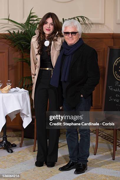 Marc Cerrone and Jill Cerrone attend the Chanel show at the 'Grand Palais', as part of the Paris Fashion Week Womenswear Fall/Winter 2015/2016 on...