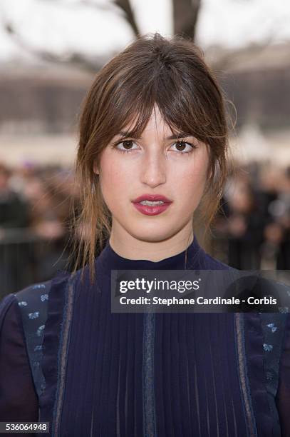 Jeanne Damas attends the Valentino show as part of the Paris Fashion Week Womenswear Fall/Winter 2015/2016 on March 10, 2015 in Paris, France.