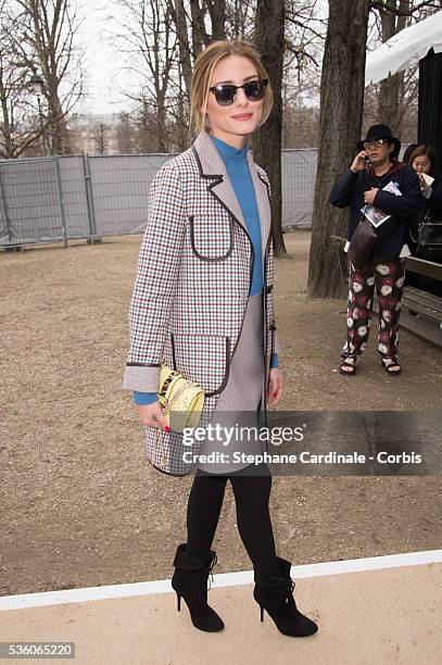 Olivia Palermo attends the Valentino show as part of the Paris Fashion Week Womenswear Fall/Winter 2015/2016 on March 10, 2015 in Paris, France.