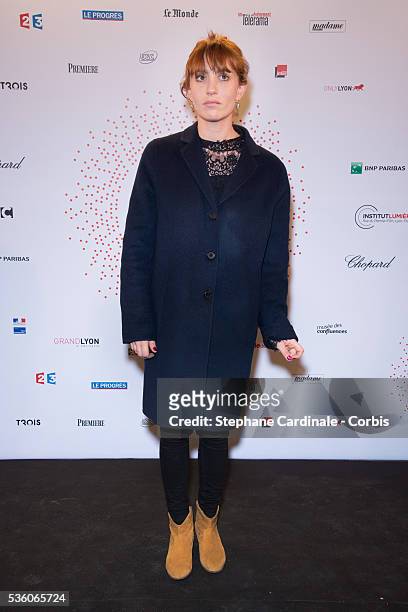 Lolita Chammah attends The Lumiere! Le Cinema Invente exhibition preview, at 'Le Grand Palais' on March 26, 2015 in Paris, France.