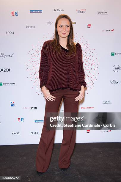 Ana Girardot attends The Lumiere! Le Cinema Invente exhibition preview, at 'Le Grand Palais' on March 26, 2015 in Paris, France.