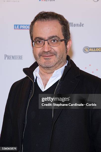 Daniel Cohen attends The Lumiere! Le Cinema Invente exhibition preview, at 'Le Grand Palais' on March 26, 2015 in Paris, France.