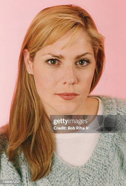 Actress Mary McCormack stars in FOX TV 'Murder One' show on the Fox Studio lot, October 22, 1996 in Los Angeles, California.