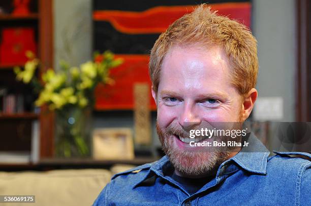 Actor Jesse Tyler Ferguson on the set of ABC's Modern Family, February 19, 2010 in Los Angeles, California.