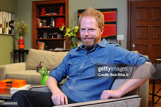 Actor Jesse Tyler Ferguson on the set of ABC's Modern Family, February 19, 2010 in Los Angeles, California.