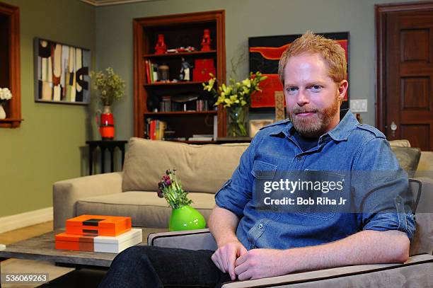 Actor Jesse Tyler Ferguson on the set of ABC's Modern Family, February 19, 2010 in Los Angeles, California.