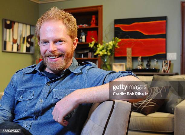 Actor Jesse Tyler Ferguson on the set of ABC's Modern Family, February 19, 2010 in Los Angeles, California.