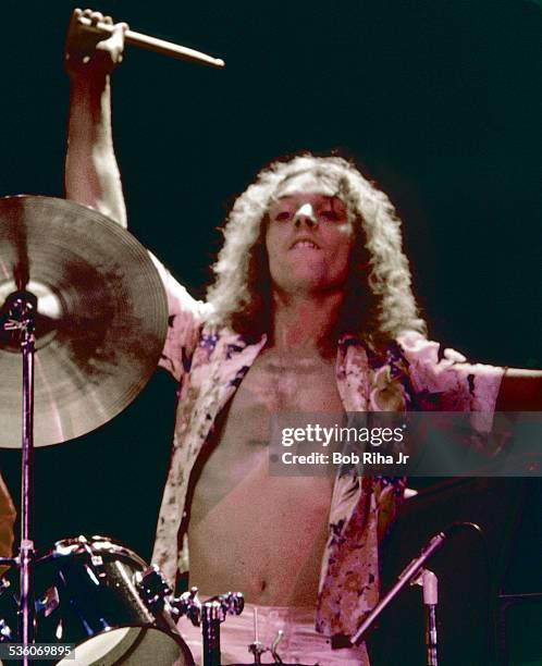 Peter Frampton in concert at the Los Angles Forum, December 7, 1976 in Inglewood, California,