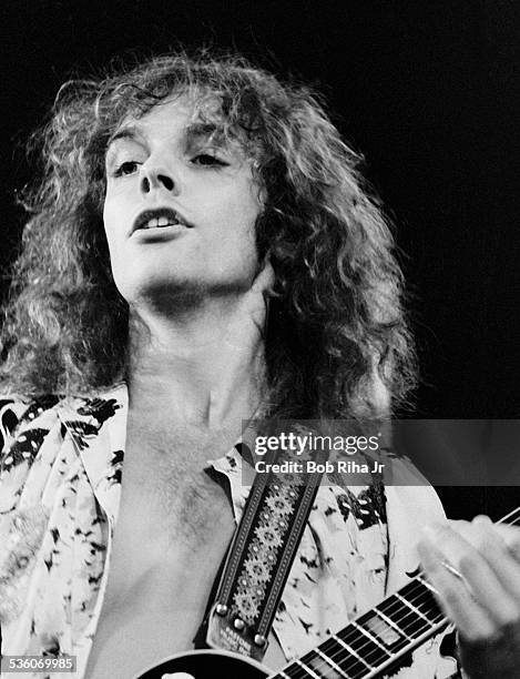 Peter Frampton in concert at the Los Angles Forum, December 7, 1976 in Inglewood, California,