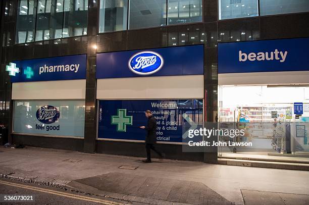 Boots the Chemist, pharmacy, London