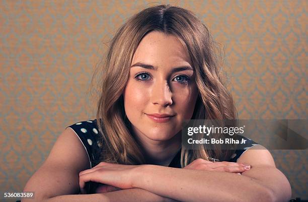 Actress Saoirse Ronan, is starring in "Hanna' and "Violet and Daisy" , during photo session March 24, 2011 at Four Seasons Hotel in Beverly Hills,...