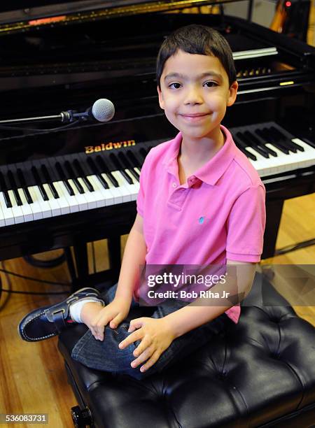 Boy wonder Ethan Bortnick, the "We Are the World" voice is only 9 years old will be getting his own PBS special this coming June, rehearses at...