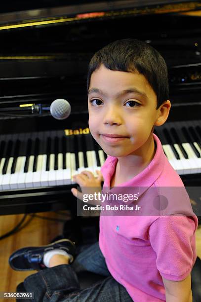 Boy wonder Ethan Bortnick, the "We Are the World" voice is only 9 years old will be getting his own PBS special this coming June, rehearses at...