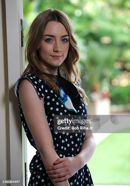 Actress Saoirse Ronan, is starring in "Hanna' and "Violet and Daisy" , during photo session March 24, 2011 at Four Seasons Hotel in Beverly Hills,...