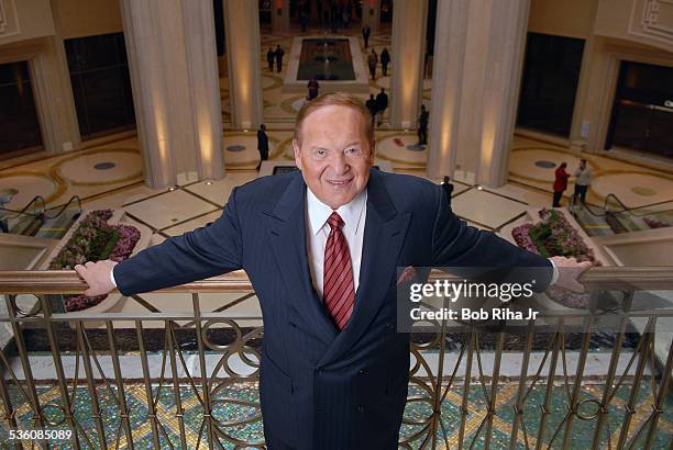 Multi-billionaire Sheldon Adelson at The Palazzo Las Vegas, his newest casino-hotel on the Las Vegas Strip, January 8, 2008 in Las Vegas, Nevada.