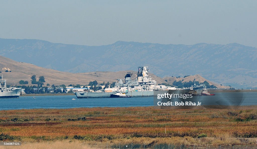 Battleship USS IOWA moved from mothball fleet