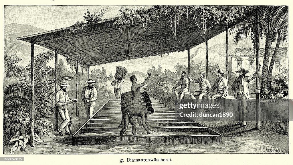 19th Century Brazil - Diamond Mining