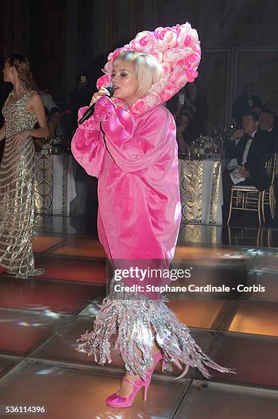 Lilly Allen attend the Rose Ball 2015 in aid of the Princess Grace Foundation at Sporting Monte-Carlo on March 28, 2015 in Monte-Carlo, Monaco.