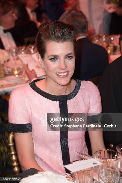 Charlotte Casiraghi attends the Rose Ball 2015 in aid of the Princess Grace Foundation at Sporting Monte-Carlo on March 28, 2015 in Monte-Carlo,...