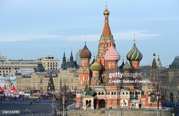 saint basil's cathedral in moscow - moscow russia red square stock pictures, royalty-free photos & images