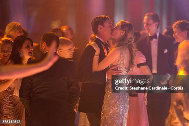Pierre Casiraghi and Beatrice Borromeo attend the Rose Ball 2015 in aid of the Princess Grace Foundation at Sporting Monte-Carlo on March 28, 2015 in...