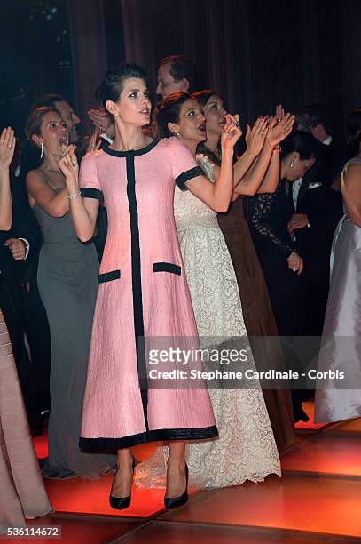 Charlotte Casiraghi attends the Rose Ball 2015 in aid of the Princess Grace Foundation at Sporting Monte-Carlo on March 28, 2015 in Monte-Carlo,...
