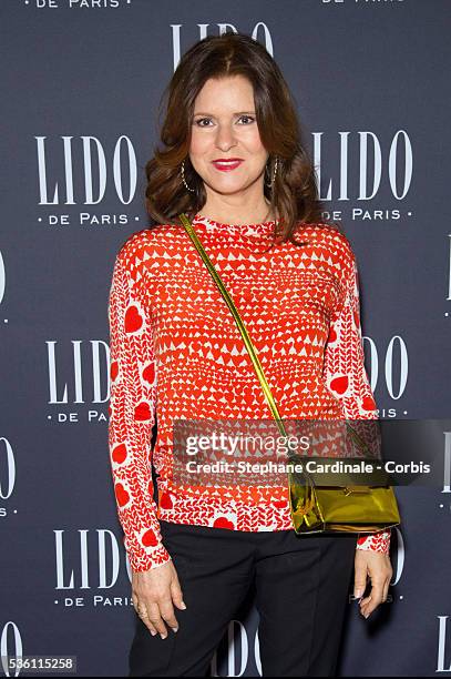 Lolita Lempicka attends the Paris Merveilles', Lido New Revue : The Show At Opening Gala In Paris at Le Lido on April 8, 2015 in Paris, France.