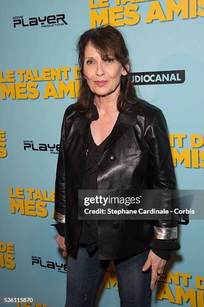 Chantal Lauby attends 'Le Talent De Mes Amis' Paris Premiere At Bobino on May 4, 2015 in Paris, France.