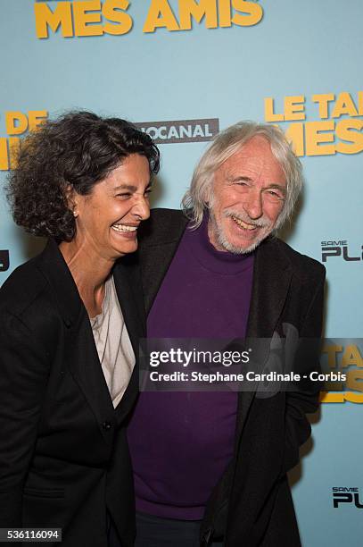 Actor Pierre Richard and his wife Ceyla Lacerda attend 'Le Talent De Mes Amis' Paris Premiere At Bobino on May 4, 2015 in Paris, France.