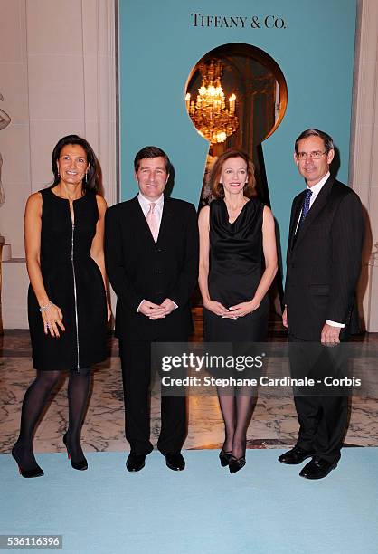 "Agnes Cromback , Michael J. Kowalski , US Ambassador in Paris: Charles H. Rivkin with his Wife attend the 10 Th Tiffany France anniversary held at...