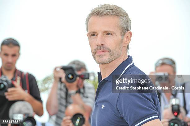 Lambert Wilson attends the Master of Ceremonies Photocall during the 68th Cannes Film Festival