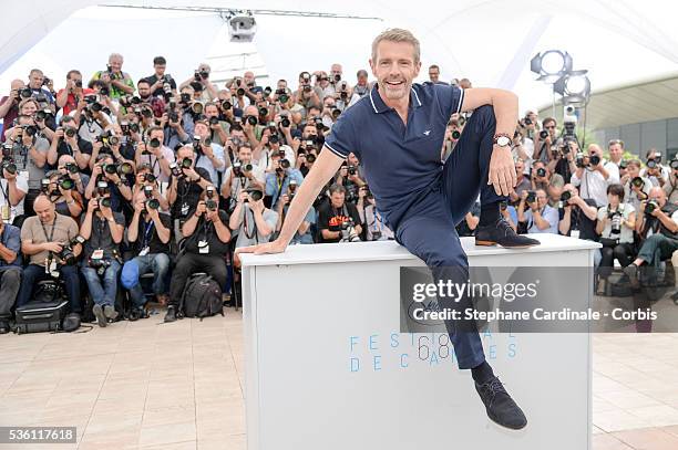 Lambert Wilson attends the Master of Ceremonies Photocall during the 68th Cannes Film Festival