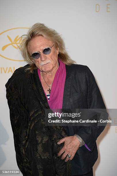 Singer Christophe attends the Opening Ceremony dinner during the 68th annual Cannes Film Festival on May 13, 2015 in Cannes, France.